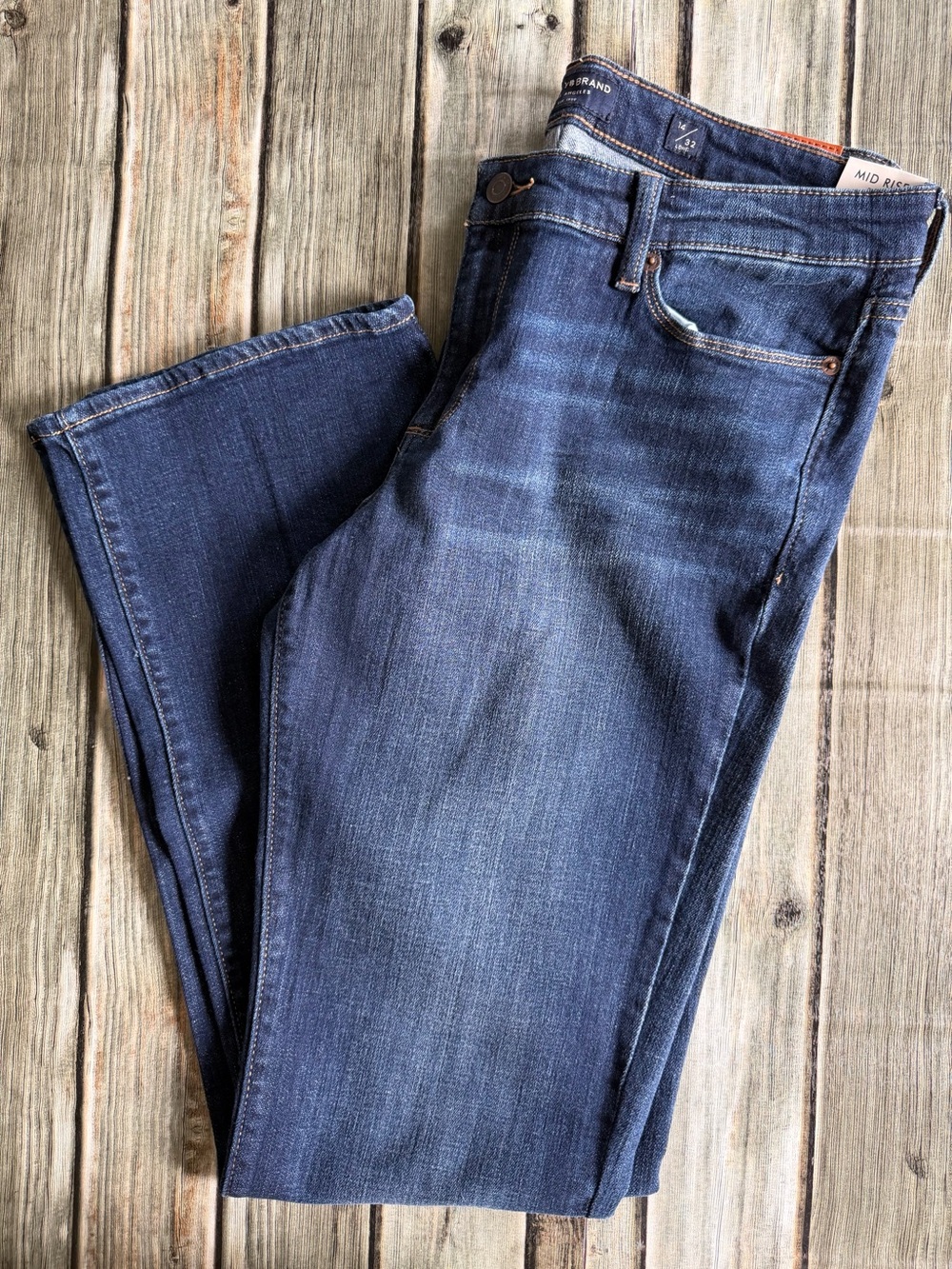 New with Tags Lucky Brand Women's Boot Cut Jeans in Dark Blue Wash
